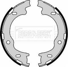 Borg & Beck BBS6400 - Jeu de mâchoires de frein, frein de stationnement cwaw.fr