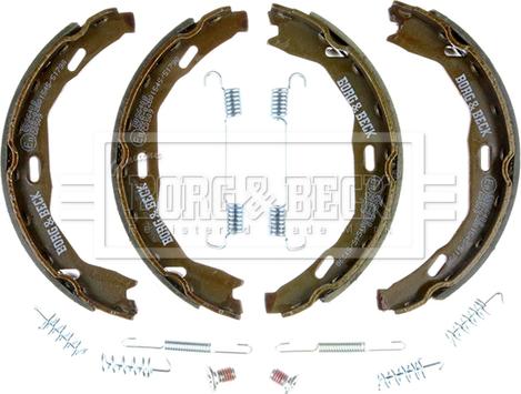 Borg & Beck BBS6408 - Jeu de mâchoires de frein, frein de stationnement cwaw.fr