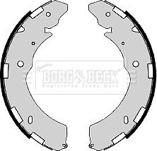 Borg & Beck BBS6435 - Jeu de mâchoires de frein cwaw.fr