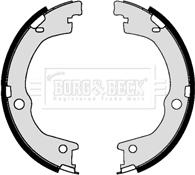 Borg & Beck BBS6422 - Jeu de mâchoires de frein, frein de stationnement cwaw.fr