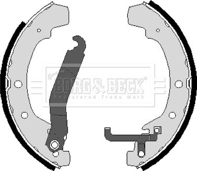 Borg & Beck BBS6047 - Jeu de mâchoires de frein cwaw.fr