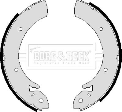 Borg & Beck BBS6055 - Jeu de mâchoires de frein cwaw.fr