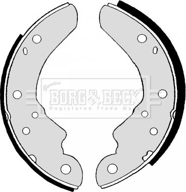 Borg & Beck BBS6002 - Jeu de mâchoires de frein cwaw.fr