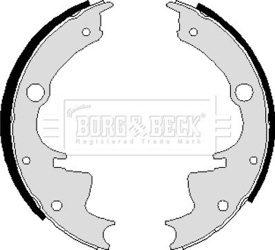 Borg & Beck BBS6025 - Jeu de mâchoires de frein cwaw.fr