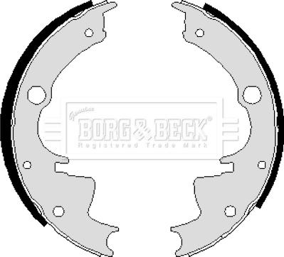 Borg & Beck BBS6021 - Jeu de mâchoires de frein cwaw.fr