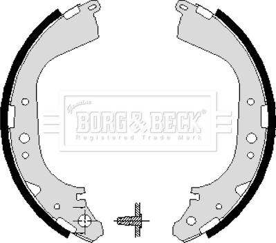 Borg & Beck BBS6193 - Jeu de mâchoires de frein cwaw.fr