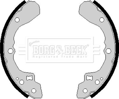 Borg & Beck BBS6145 - Jeu de mâchoires de frein cwaw.fr