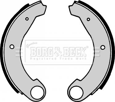 Borg & Beck BBS6153 - Jeu de mâchoires de frein cwaw.fr