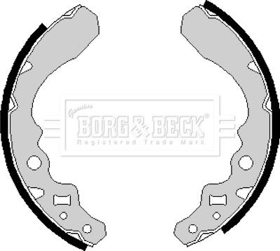 Borg & Beck BBS6152 - Jeu de mâchoires de frein cwaw.fr