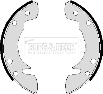 Borg & Beck BBS6106 - Jeu de mâchoires de frein cwaw.fr