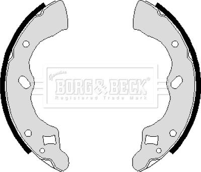 Borg & Beck BBS6118 - Jeu de mâchoires de frein cwaw.fr