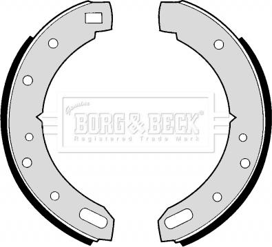 Borg & Beck BBS6184 - Jeu de mâchoires de frein cwaw.fr