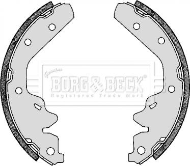 Borg & Beck BBS6188 - Jeu de mâchoires de frein cwaw.fr