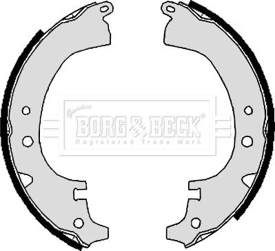 Borg & Beck BBS6124 - Jeu de mâchoires de frein cwaw.fr