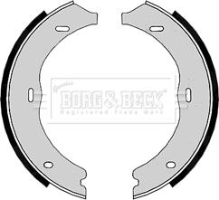 Borg & Beck BBS6365 - Jeu de mâchoires de frein, frein de stationnement cwaw.fr