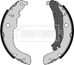 Borg & Beck BBS6366 - Jeu de mâchoires de frein cwaw.fr