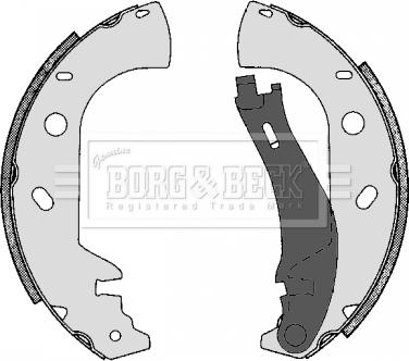 Borg & Beck BBS6301 - Jeu de mâchoires de frein cwaw.fr