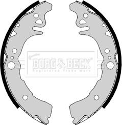 Borg & Beck BBS6387 - Jeu de mâchoires de frein cwaw.fr