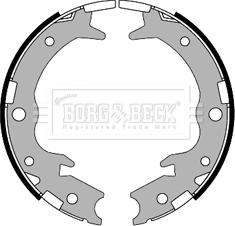 Borg & Beck BBS6321 - Jeu de mâchoires de frein, frein de stationnement cwaw.fr