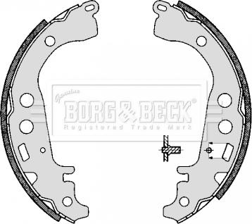 Borg & Beck BBS6294 - Jeu de mâchoires de frein cwaw.fr