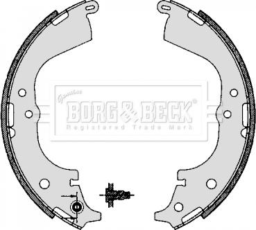 Borg & Beck BBS6291 - Jeu de mâchoires de frein cwaw.fr