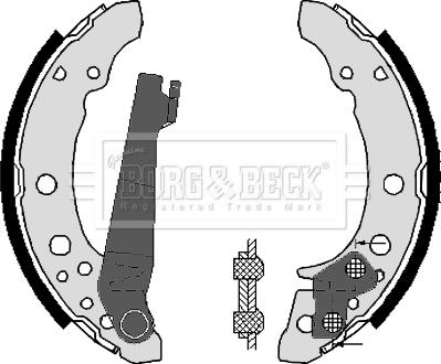 Borg & Beck BBS6248 - Jeu de mâchoires de frein cwaw.fr