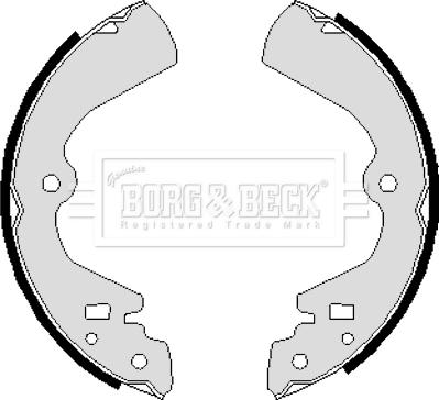 Borg & Beck BBS6250 - Jeu de mâchoires de frein cwaw.fr