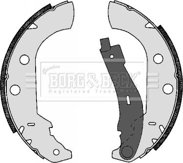 Borg & Beck BBS6268 - Jeu de mâchoires de frein cwaw.fr