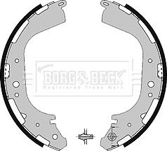 Borg & Beck BBS6200 - Jeu de mâchoires de frein cwaw.fr