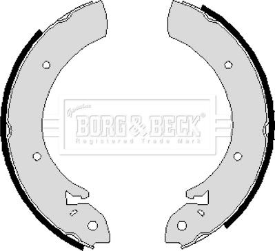 Borg & Beck BBS6214 - Jeu de mâchoires de frein cwaw.fr