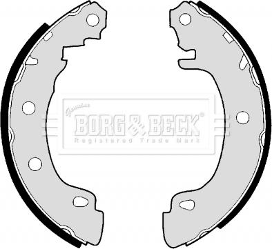 Borg & Beck BBS6288 - Jeu de mâchoires de frein cwaw.fr