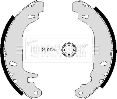 Borg & Beck BBS6227 - Jeu de mâchoires de frein cwaw.fr