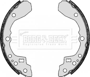 Borg & Beck BBS6274 - Jeu de mâchoires de frein cwaw.fr