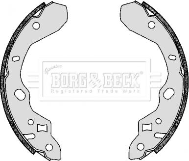 Borg & Beck BBS6275 - Jeu de mâchoires de frein cwaw.fr