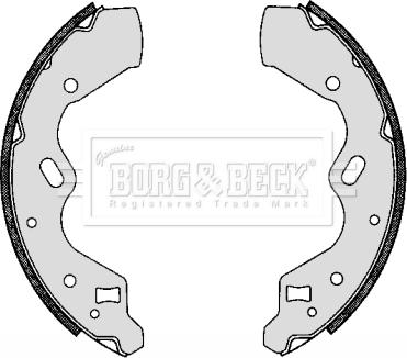 Borg & Beck BBS6276 - Jeu de mâchoires de frein cwaw.fr