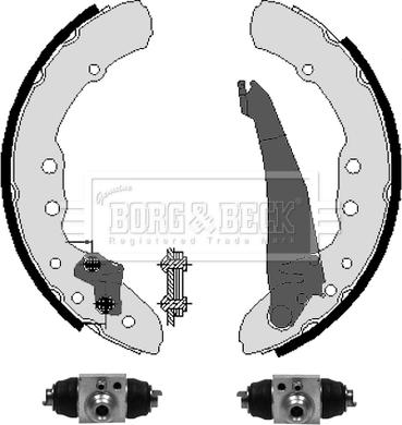 Borg & Beck BBS1097K - Jeu de mâchoires de frein cwaw.fr