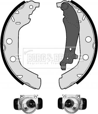 Borg & Beck BBS1106K - Jeu de mâchoires de frein cwaw.fr