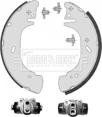 Borg & Beck BBS1121K - Jeu de mâchoires de frein cwaw.fr