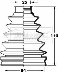 Borg & Beck BCB6054 - Joint-soufflet, arbre de commande cwaw.fr