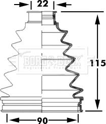 Borg & Beck BCB6050 - Joint-soufflet, arbre de commande cwaw.fr