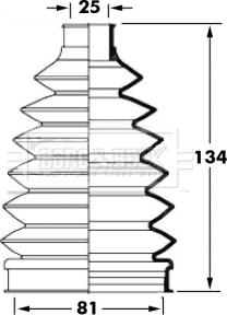 Borg & Beck BCB6028 - Joint-soufflet, arbre de commande cwaw.fr