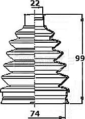 Borg & Beck BCB6142 - Joint-soufflet, arbre de commande cwaw.fr