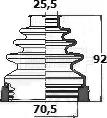 Borg & Beck BCB6131 - Joint-soufflet, arbre de commande cwaw.fr