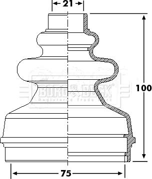 Borg & Beck BCB6241 - Joint-soufflet, arbre de commande cwaw.fr