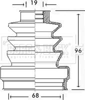 Borg & Beck BCB2445 - Joint-soufflet, arbre de commande cwaw.fr