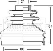 Borg & Beck BCB2699 - Joint-soufflet, arbre de commande cwaw.fr