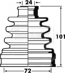 Borg & Beck BCB2865 - Joint-soufflet, arbre de commande cwaw.fr