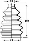 Borg & Beck BCB2351 - Joint-soufflet, arbre de commande cwaw.fr