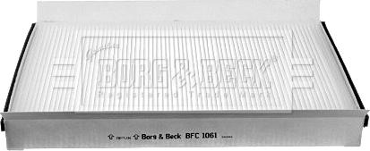 Borg & Beck BFC1061 - Filtre, air de l'habitacle cwaw.fr