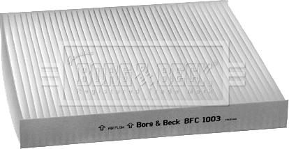 Borg & Beck BFC1003 - Filtre, air de l'habitacle cwaw.fr